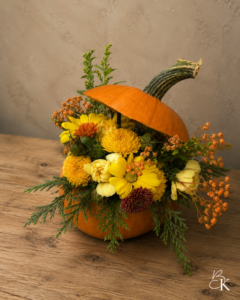 kukkaasetelma_halloween_syksy_kurpitsa
